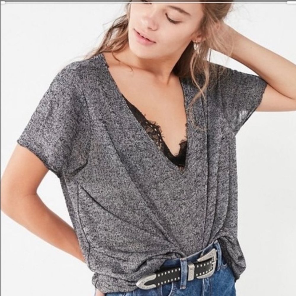 PROJECT SOCIAL T Urban Outfitters raw edge T-shir